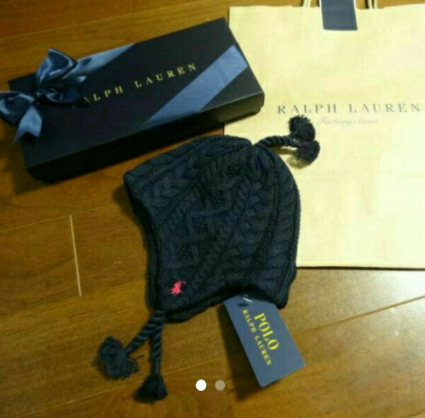 【新品未使用】ラルフローレン ニット帽