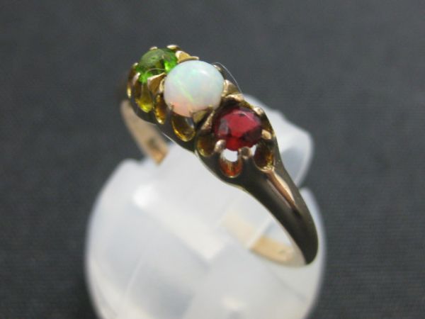 オパール・他　12.5号　k10　大網てんとう虫　品番2513