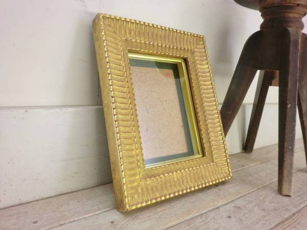 古い木製フレームQ267　　　　　　　　　　　　アンティーク額縁