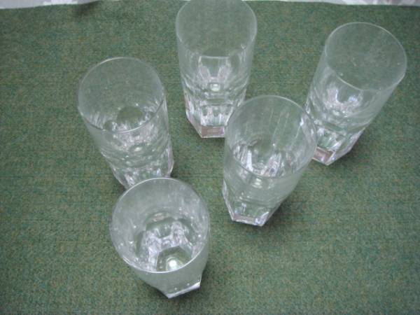 バカラ・ビールグラス　新品未使用　５客