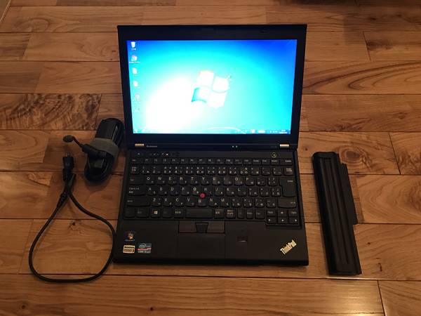 ThinkPad X230□i5-3320M/320GB/4G□バッテリー2本