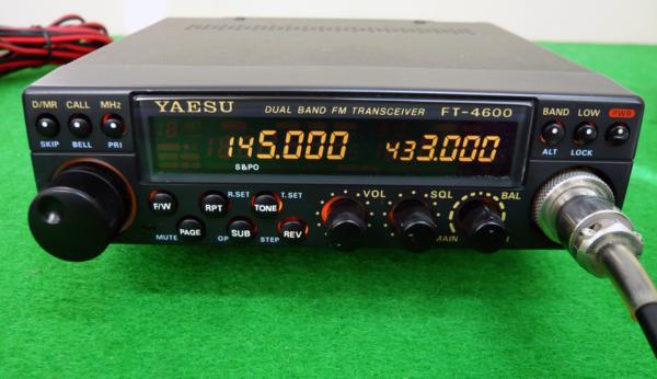 YAESU 高感度の高性能機 「FT-4600」 144M/430M 美品動作品