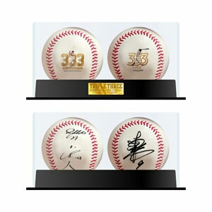 ホークス柳田悠岐 ヤクルト山田哲人 トリプルスリー記念ボール