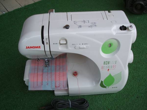 N-573 ジャノメ ロックカッター内蔵 コンパクト 電子ミシン｜Yahoo