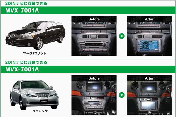 【送料無料】ビートソニック MVX-7001A マークⅡ/ヴェロッサ