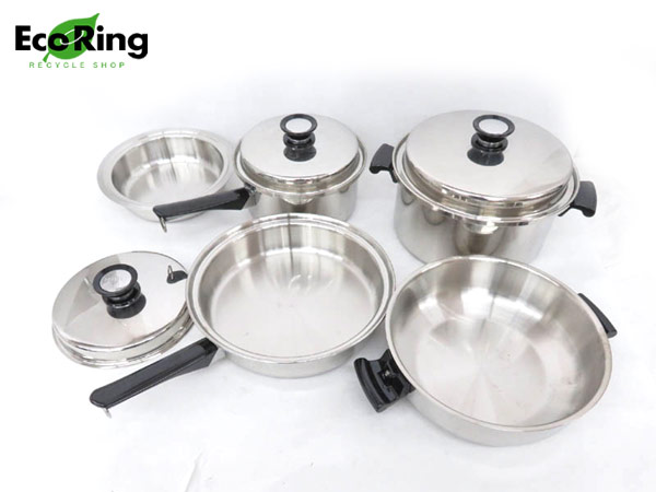 1円 アムウェイ クイーン フライパン＆鍋等 セット HC095