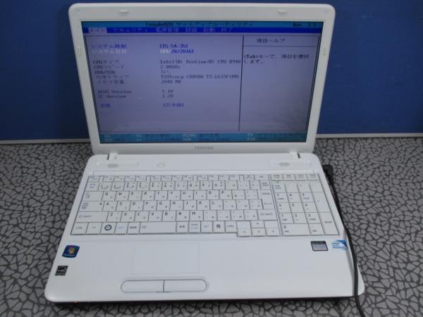 東芝 B351/21C PentiumB940　2.0GHz/2GB/ マルチノート