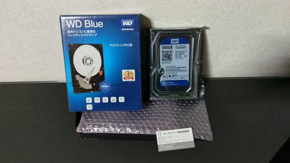 新品未開封 3.5インチHDD 500GB SATA WD5000AAKX　　　　UN6T