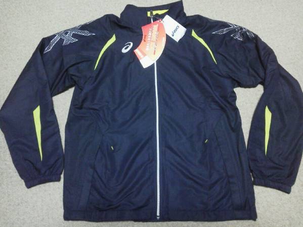 新品 未使用 asics アシックス M ウィンド ジャケット 送料510円