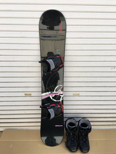 直接引取OK!ZUMA WAVE スノーボード 153㎝ ケース ブーツ付 中古