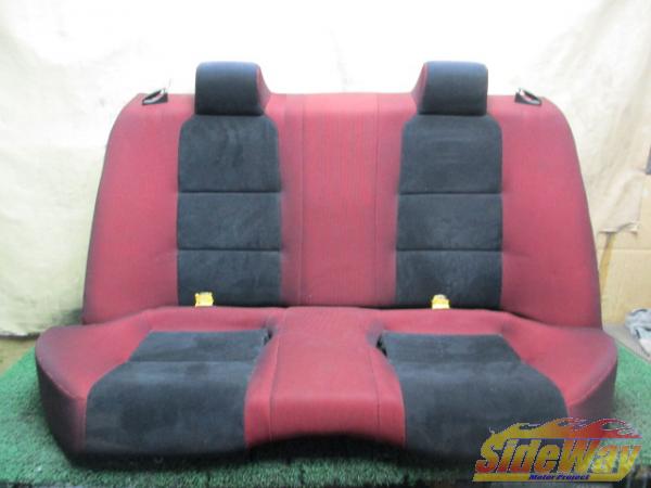 L_アルテッツァ(SXE10)クオリタート リアシート2点 赤【235T】