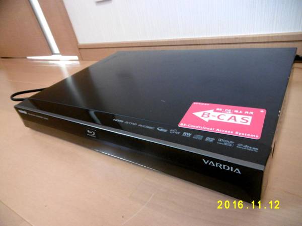 東芝 D-B1005K 大容量1TB W録 HDD/BDレコーダー 動作品 東芝 VARDIA BD