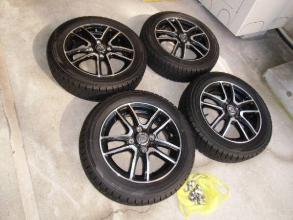 ホンダ Nワゴン スタッドレスタイヤセット 14インチ 美品