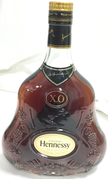 Hennesy ヘネシー X.O 古酒 金キャップ ブランデー お酒※11O540 飲料