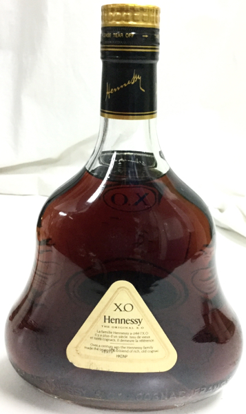 Hennesy ヘネシー X.O 古酒 金キャップ ブランデー お酒※11O540 飲料