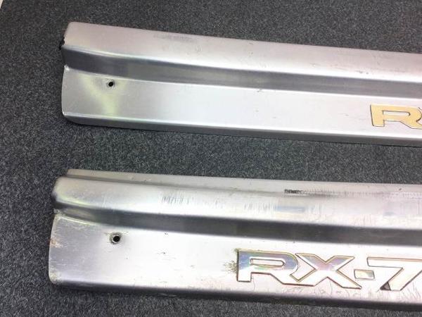 車用 C158 FD3S RX-7 5型 スカッフプレート 1台分 サイドステップ