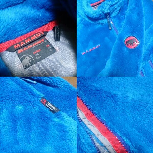 MAMMUT マムート POLARTEC フリースジャケット 青 