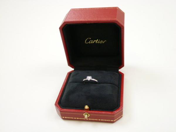 カルティエ/ディアマン　レジェ　リング　ハートモチーフ　49