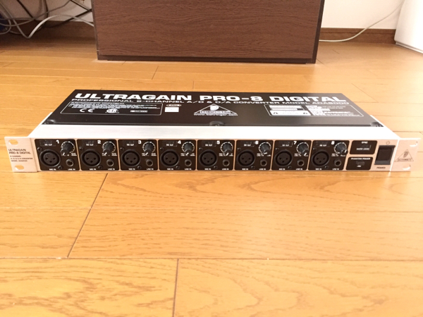 Behringer ADA8000 8chマイクプリ AD/DAコンバータ