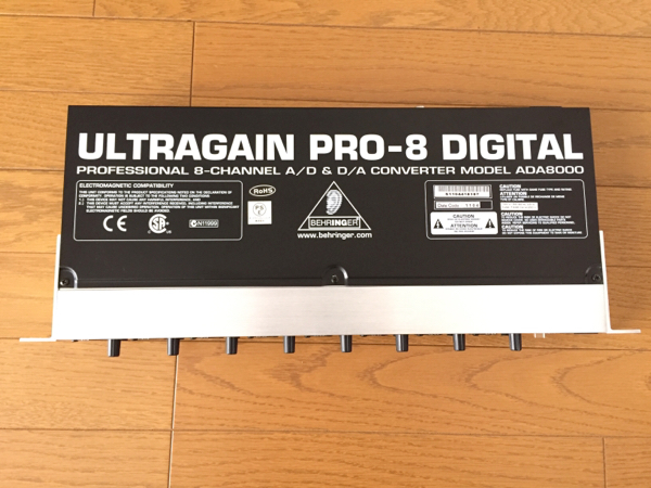 Behringer ADA8000 8chマイクプリ AD/DAコンバータ
