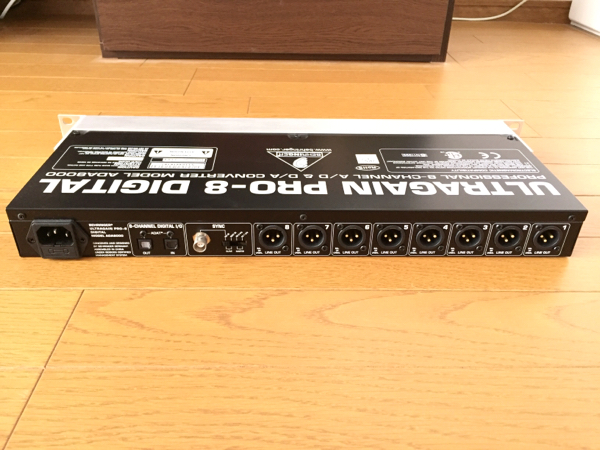 Behringer ADA8000 8chマイクプリ AD/DAコンバータ