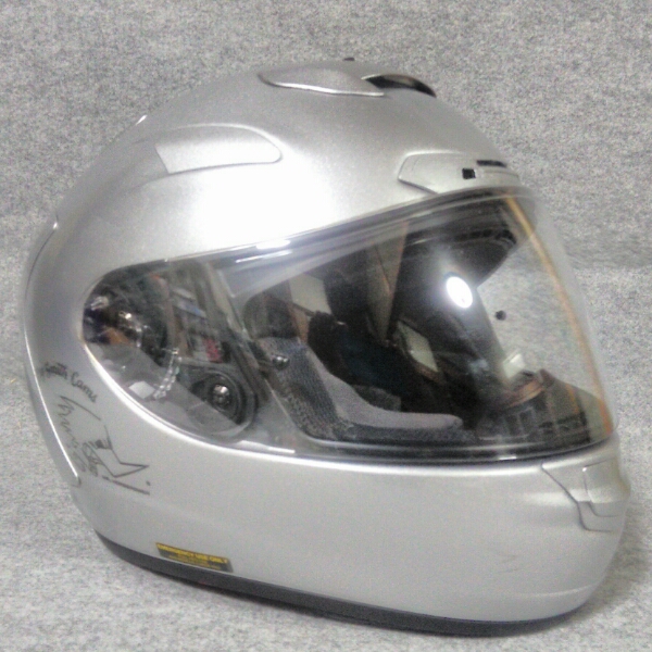 美品】 SHOEI X-12 シルバー （L）そこそこ綺麗です！