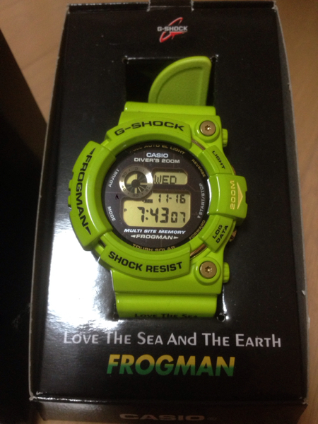 G-SHOCK フロッグマン GW-200F-3JR 雨蛙 イルクジ 美品　即決