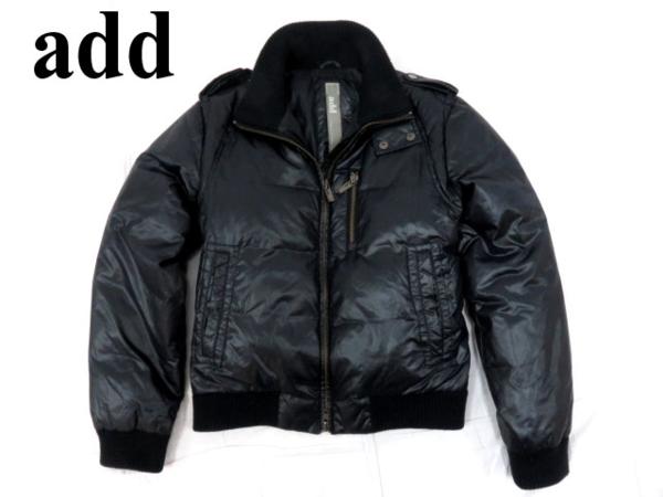 美品☆add エーディーディー ダウンジャケット 50 ブラック