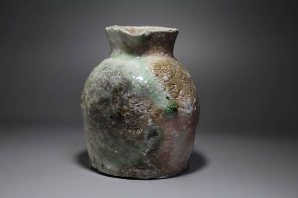 ■人気作家■渡辺愛子■伊賀小壺徳利■個展作品■