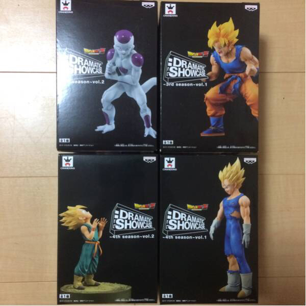 ドラゴンボール DRAMATIC SHOWCASE 3rd 4th 全4種セット