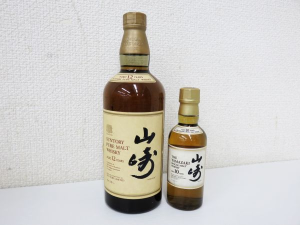 ☆サントリー山崎 12年 700ml/10年 180ml ウイスキー☆a001 サントリー ☆サントリー山崎 12年 700ml/10年 180ml ウイスキー☆a001 サントリー