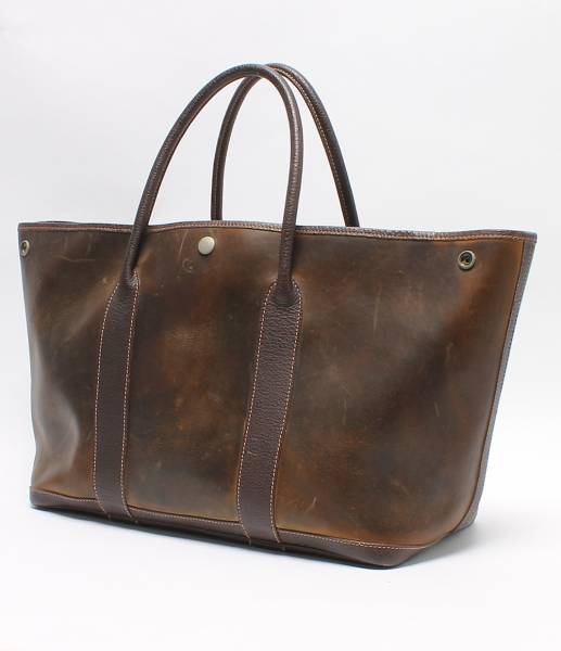 HERMES エルメス ガーデンパーティPM アマゾニア ブラウン トート