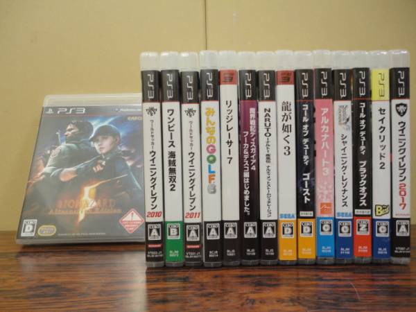 401A⑪66 PS3　ソフト 15本セット バイオハザード他