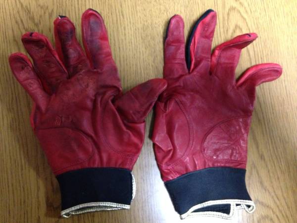 元オリックス 楽天 後藤光尊 実使用バッティンググローブ②(実使用 