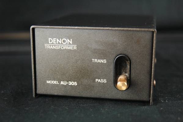 DENON DL-103専用昇圧トランス AU-305 DENON AU-305 昇圧トランス
