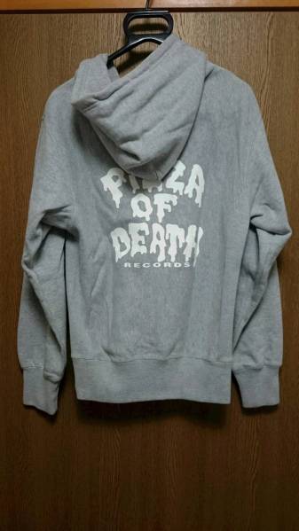 PIZZA OF DEATH』 ZIP パーカー グレー S KEN Hi-STANDARD