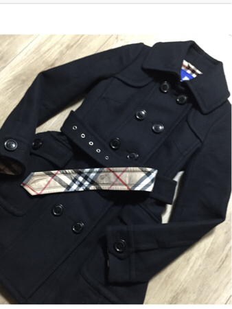 バーバリー ブルーレーベル アンゴラ ウール コート