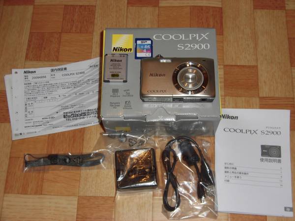 中古品】Nikon COOLPIX S2900シルバー SDカード付き Nikon COOLPIX 中古品】Nikon COOLPIX S2900シルバー SDカード付き Nikon COOLPIX