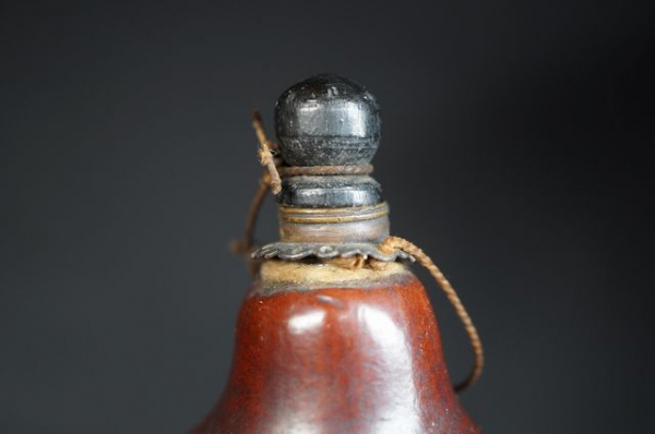 五山】民芸時代瓢箪 高さ約25.1cm n-21 9⁄20迄貴重天然ひょうたん