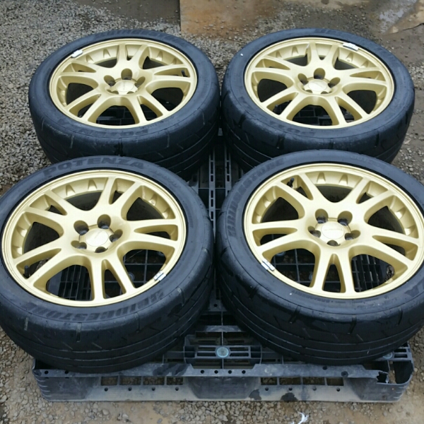 売り切り　スバル純正　17×7.5J オフセット53　PCD100 5穴　