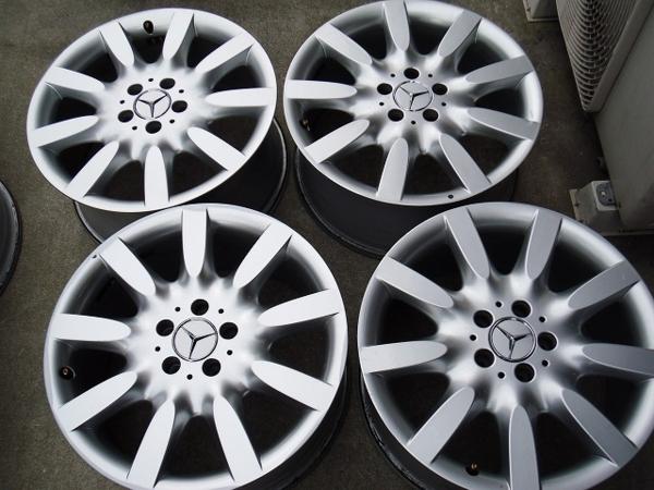 2 ベンツ W221 純正アルミ　8.5J/+43 送料込み