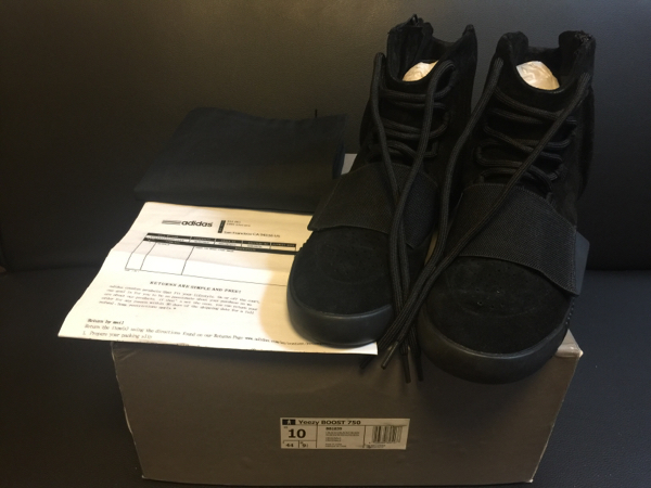 yeezy Boost 750 黒 black 28cm US10