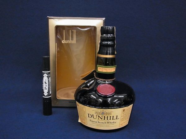 古酒 ダンヒル木箱 dunhill Finest Scotch Whisky 古酒 ダンヒル木箱