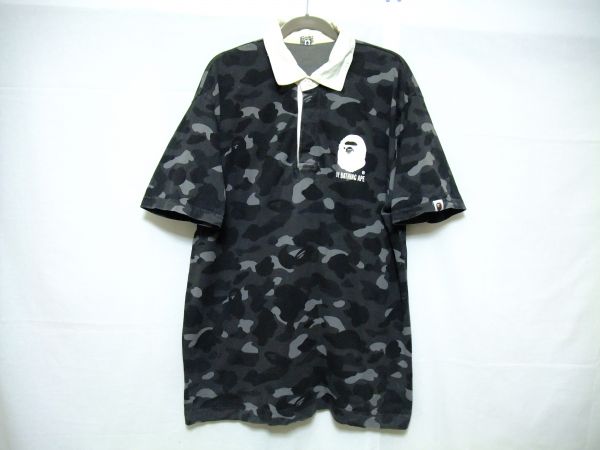 A BATHING APE 迷彩 ポロシャツ XL A BATHING APE ポロシャツ カモフラ 迷彩 2026年最新Yahoo