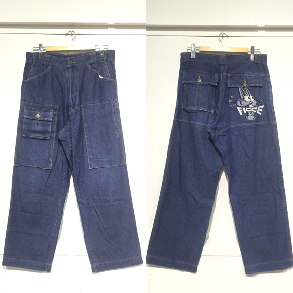 レア】ficce フィッチェ ニャロメ コラボ ア太郎 デニム10-345 ficce 