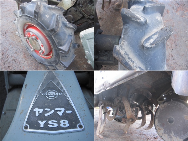 青森発 ヤンマー 耕運機 YC8 ディーゼル エンジン始動OK 売切!!(車体 