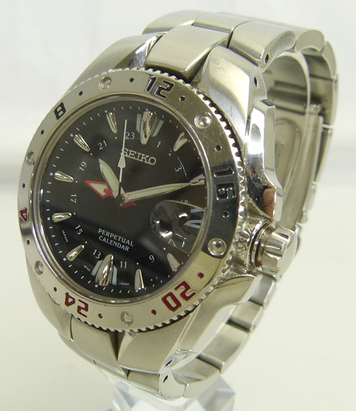 セイコー☆パーペチュアル/8F56☆紳士☆QZ☆ジャンク(W15034C)