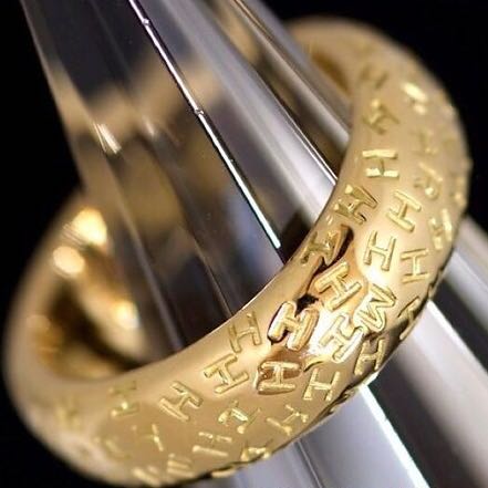 エルメス/トゥーブーリング/K18YG/8号/【中古美品】