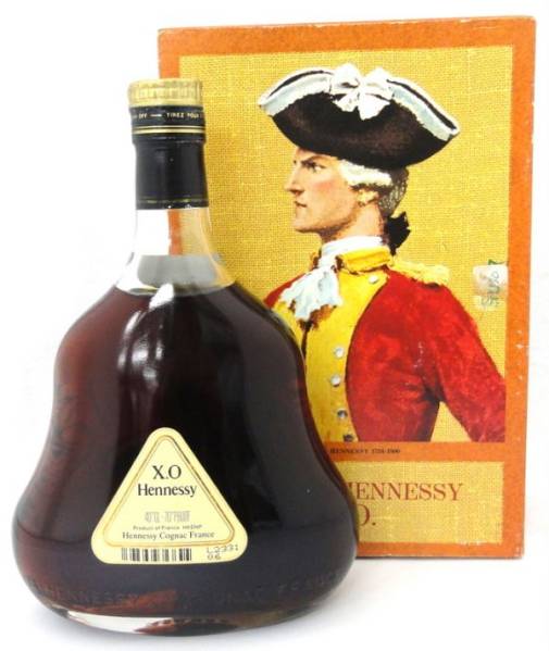 Ja,s Hennessy X.O. コニャック 金キャップ クリアボトル 【公式通販】