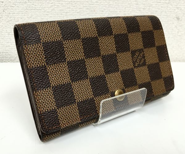 ルイヴィトン ポルトフォイユ トレゾール ダミエ N61730■fah